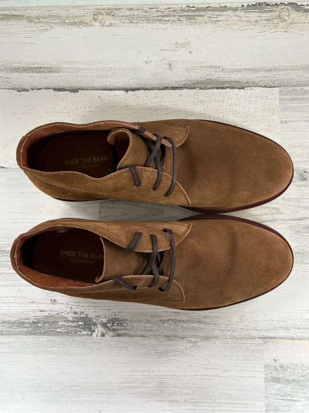 Shoe The Bear Copenhagen Men’s Size 43 EU Size 10 US Chukka Boots In Brown